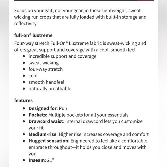 Lululemon Speed Up Crop (21") - Picture 6 of 16